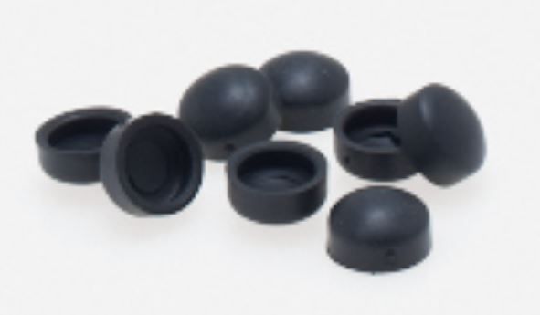 Dometic CRAMER Spare Rubber Screw Cover (8pcs) [Colour: Black] (4499 00 01-