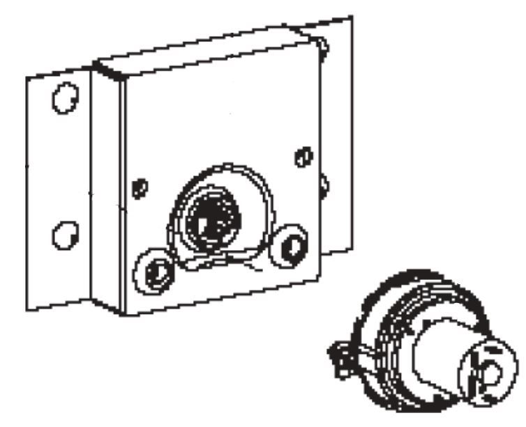 Dometic SMEV Spare OG2000 & OG3000 Motor Bracket and Housing Assembly For Rotating Tray (105312054)