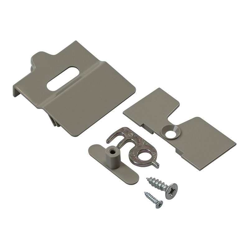 (214) Dometic Spare RM7600 Series Door Lock Complete [Colour: Grey] (241 27 57-80)