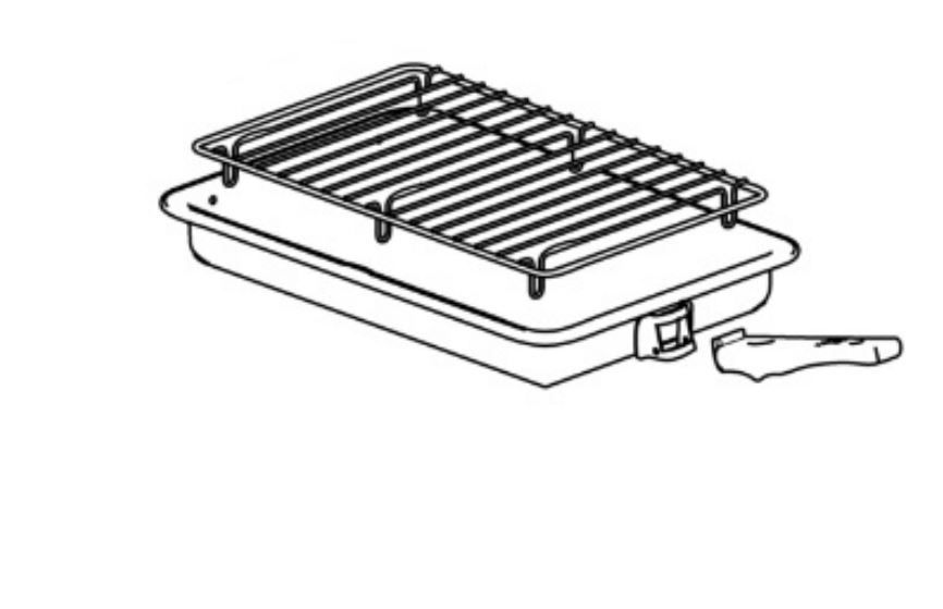(020) THETFORD Spare Aspire 2 Cooker Grill Pan Complete w/ Handle (SSPA0990)