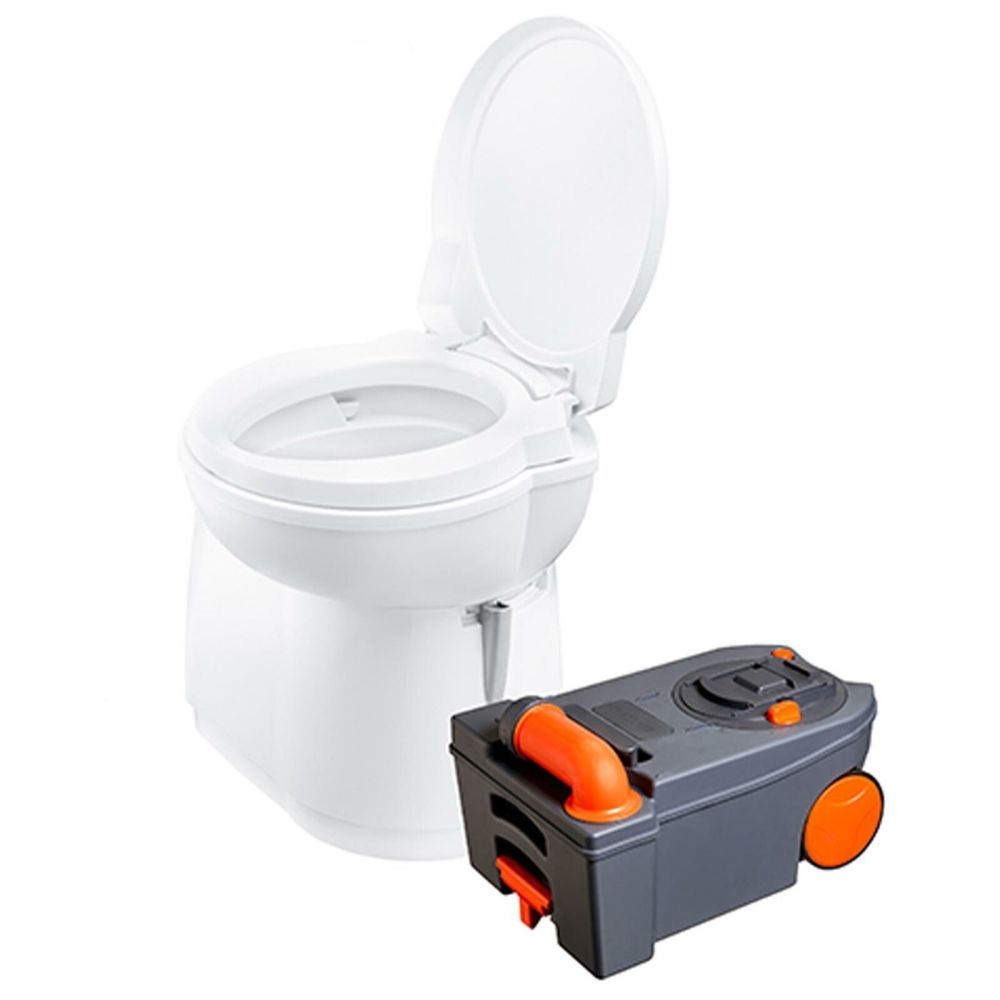 TLTC263SC THETFORD C263CSC Cassette Toilet Direct Electric Flush (Ceramic Swivel Bowl)