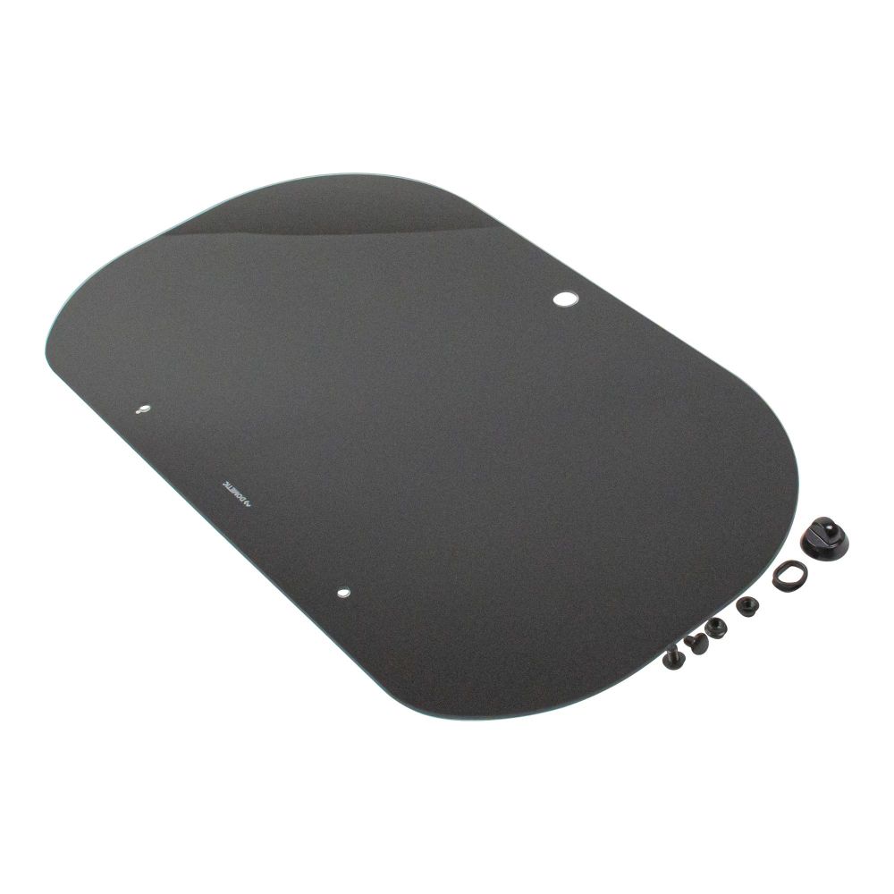 (100/104) Dometic SMEV Spare MO8300 Series Replacement Glass Lid [Colour: Black] (105 31 36-21) (old Code: 105 31 03-88)