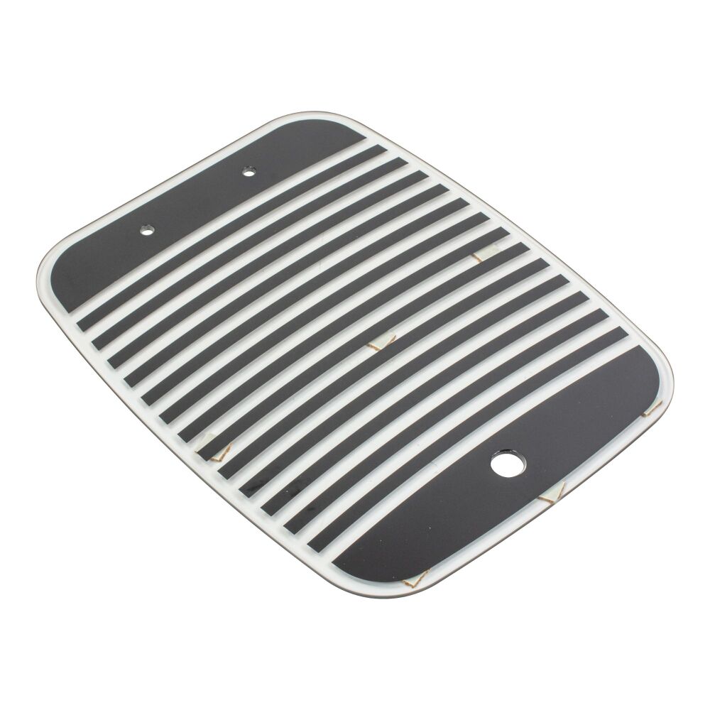 Dometic SMEV Spare MO7123 Replacement Glass Lid For HOB Side of Unit [Colour: Black Stripes] (407149665)