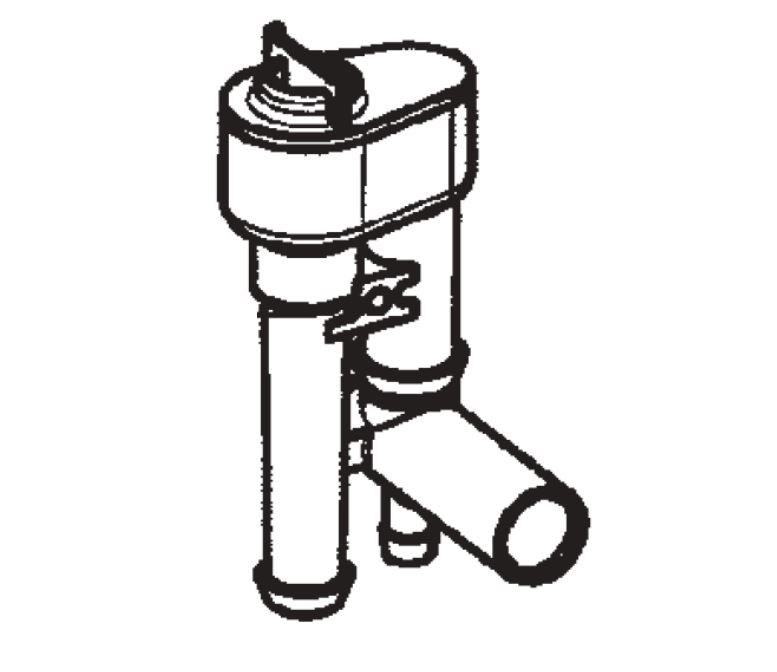 Dometic Spare VT2500 Vacuum Toilet Replacement Vacuum Breaker Assembly (242600093)