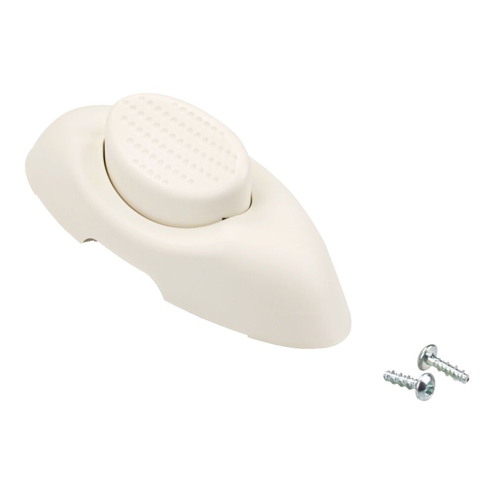 Dometic SEITZ Spare Mini Heki Lever Retaining Button w/ Surround & Screws [Colour: Cream White] (4460000034)