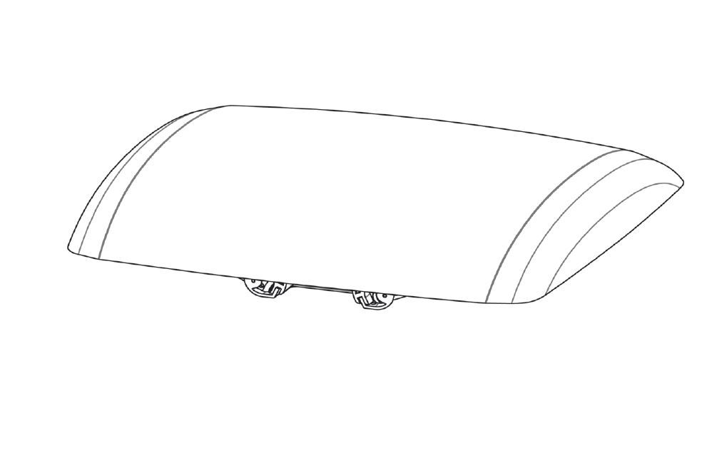 MPK Spare VisionVent S Replacement Smoked Dome w/ Handles [Handle Colour: White] (2753.52VW) This Fits Both Eco & Pro Models