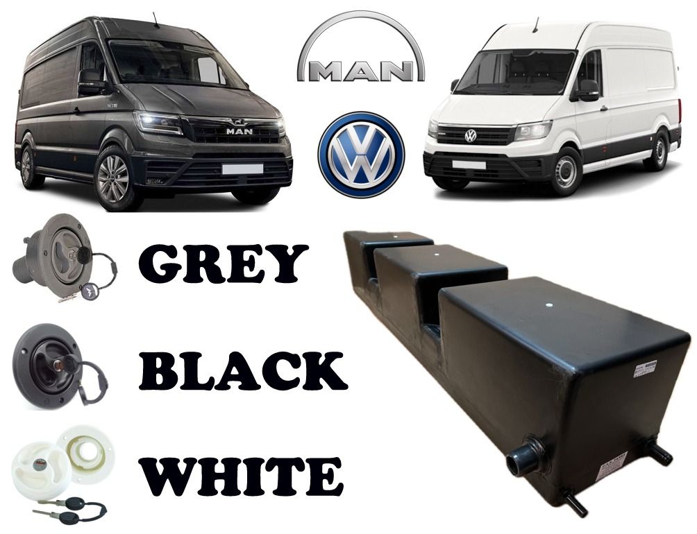 CAK-238F VW Crafter 2017 Onwards & MAN TGE MWB Fresh Tank Kit - 75Litres - D.I.Y. Installation Kit Van to Campervan