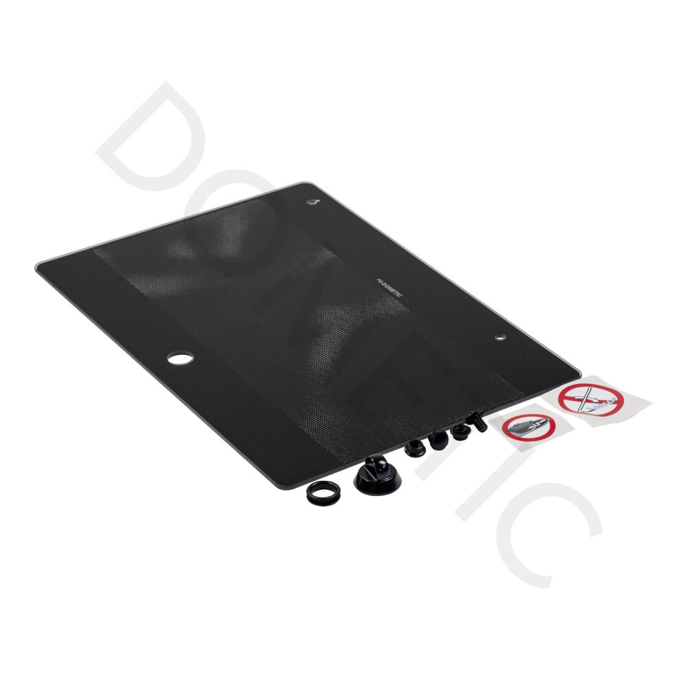 Dometic SMEV Spare MO9722L Glass Lid For HOB Side (BLACK) Left Hand Sink Un