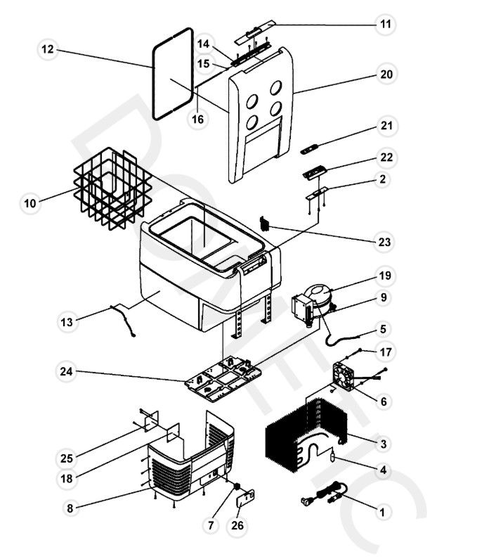 CDF-26 Freezer & Coolbox
