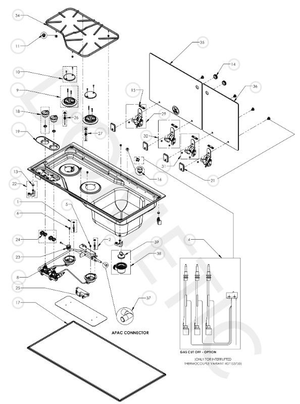 CVC1700G [RH] Combination Unit (958049336)