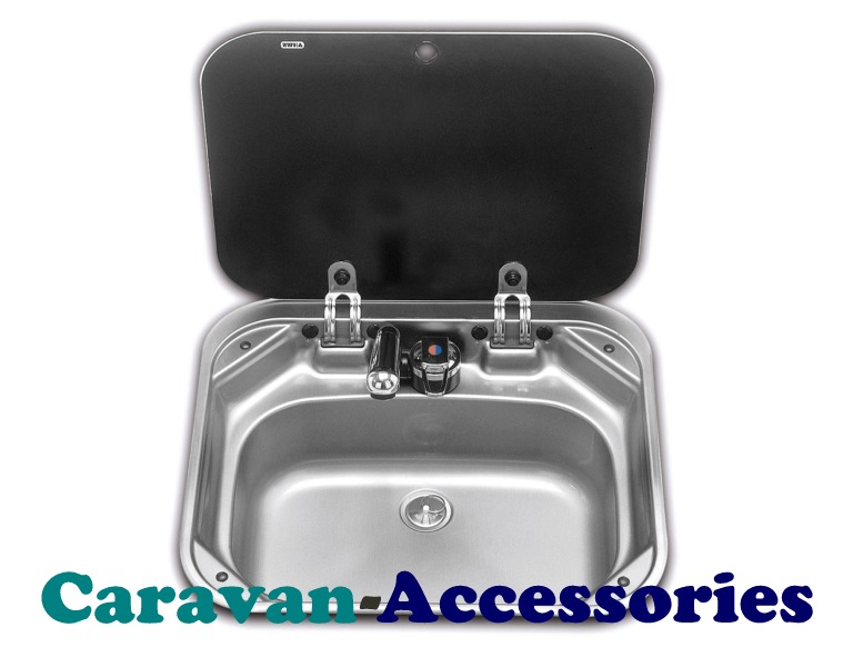 S8005 Dometic SMEV Sink With Back Glass Lid