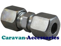 GSTR8 8mm Zinc Plated Straight Gas Connector