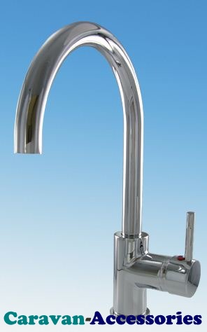 DCT4710C Comet STILO Pressure Operated Single Lever Hot & Cold Mixer Tap (Screw In Barbed Tails)
