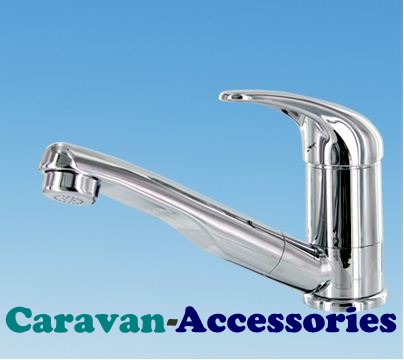 DLT2751C Comet ROMA Microswitched Single Lever Hot & Cold Mixer Tap (1/2" Barbed Flexi-tails)
