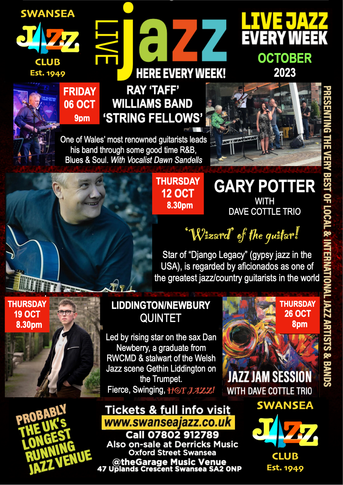 Swansea Jazzland Wales Premier Weekly Jazz Venue