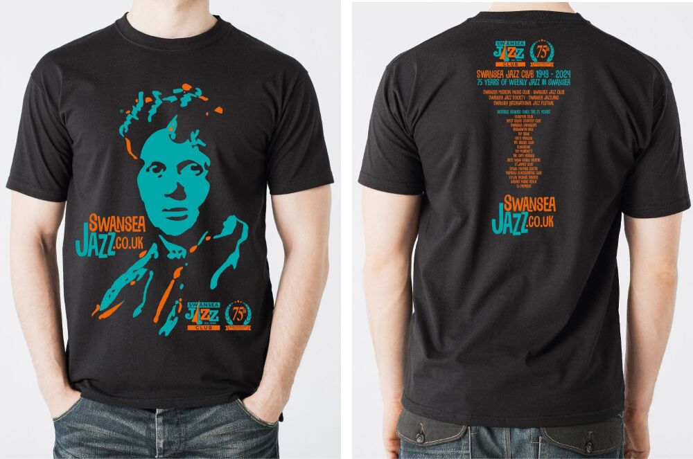 Swansea Jazz Club 75th Anniversary T Shirts
