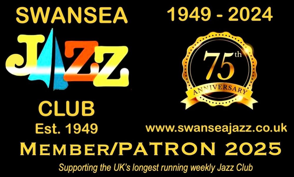 Swansea Jazz Club FULL YEAR MEMBERSHIP (January 1st - December 31st) 2025