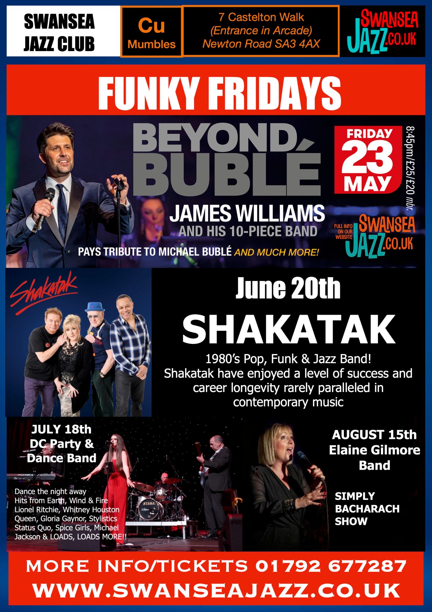 FRIDAYS MAY - AUGUST