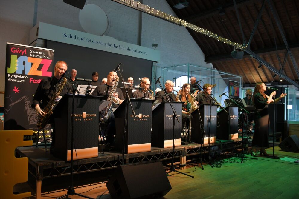 WEDNESDAY December 17th, 8pm : CHRISTMAS PARTY with POWER OF GOWER BIG BAND @The Depot, Swansea Grand Theatre
