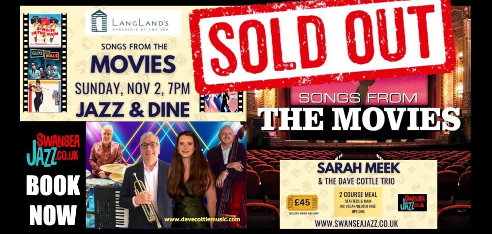 SUNDAY NOVEMBER 2nd, 7pm : JAZZ & DINE @LANGLAND'S BRASSERIE