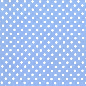 3mm Tiny Dots Baby Blue by Rose and Hubble 100% Cotton