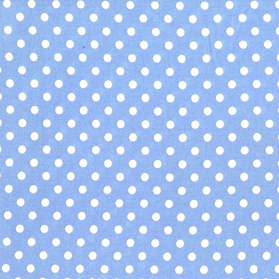 3mm Tiny Dots Baby Blue by Rose and Hubble 100% Cotton