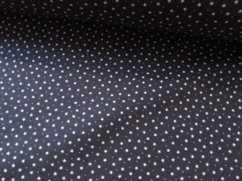 Tiny White Stars on Navy by Rose & Hubble 100% Cotton