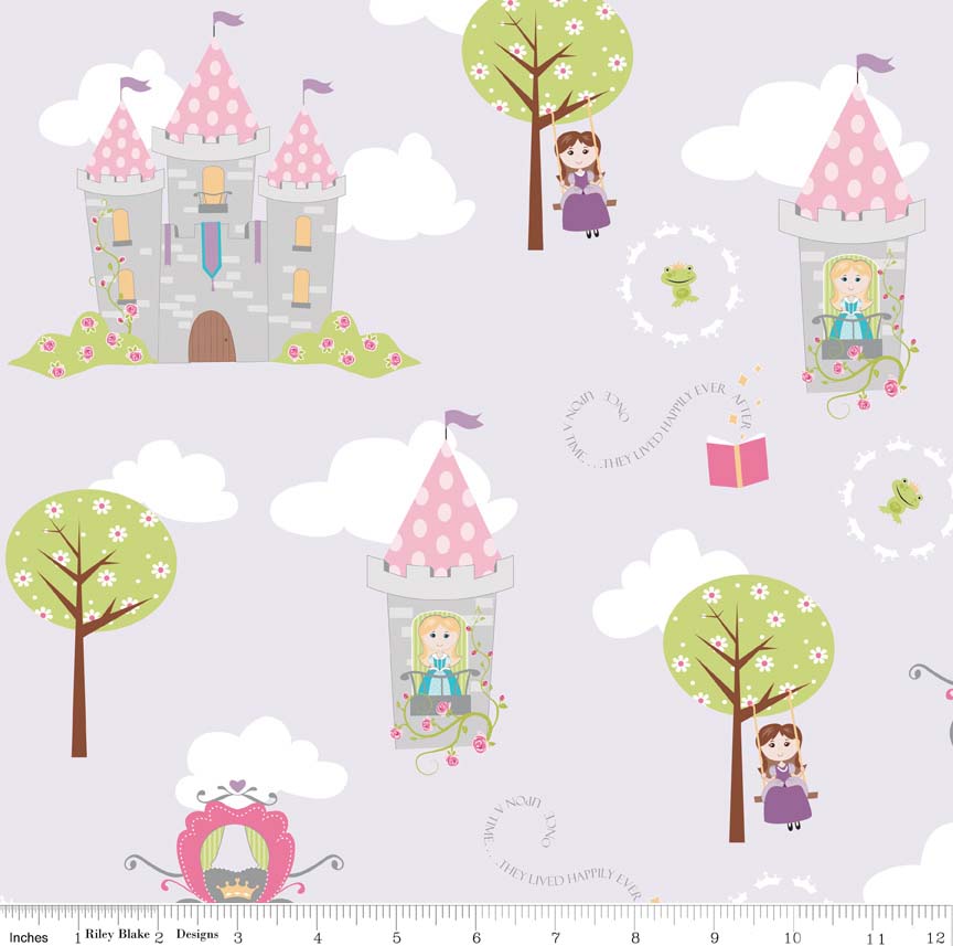 Dream And A Wish Dream Main Purple by Riley Blake Designs 100% Cotton