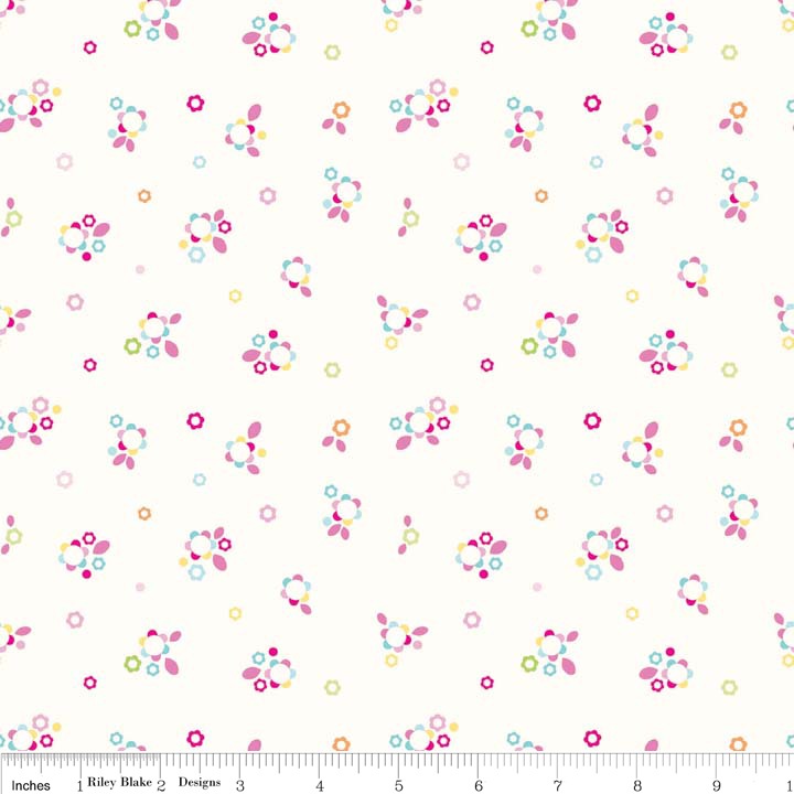 Home Petals Multi by Riley Blake 100% Cotton 40 x 112 cm