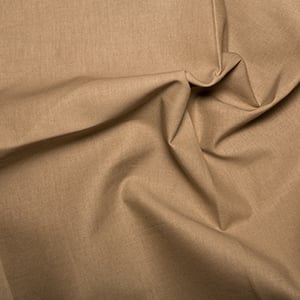 Taupe Klona Solid Plain 100% Cotton Extra Wide