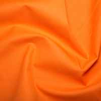 Orange Klona Solid Plain 100% Cotton Extra Wide