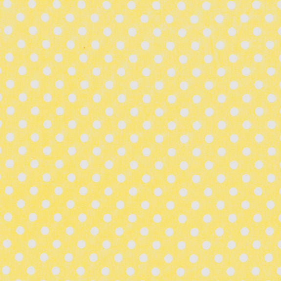3mm Tiny Dots Yellow by Rose & Hubble 100% Cotton