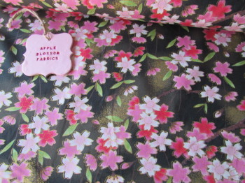 Kimono Blossom Gold by Rose & Hubble 100% Cotton