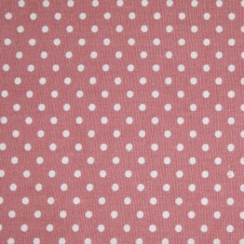 3mm Tiny Dots Rose by Rose & Hubble 100% Cotton