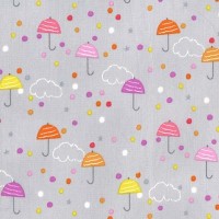 Pitter Patter Drizzle Mist by Michael Miller 100% Cotton