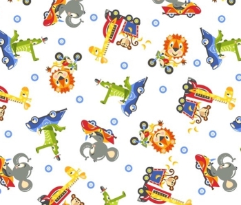 Safari Drive by Studio E Fabrics 100% Cotton
