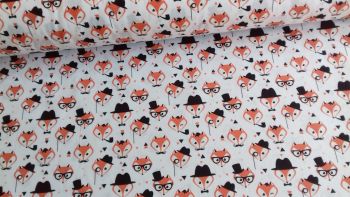 Fancy Foxes by Rose & Hubble 100% Cotton