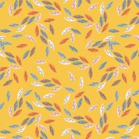 Emi & The Bird Leaves Yellow by Dashwood Studio 100% Cotton