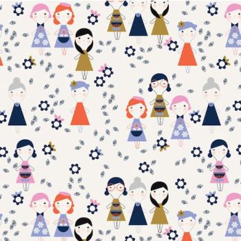 Amelie Dolls White by Dashwood Studio 100% Cotton