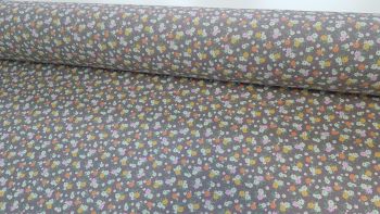 Maisy Ditsy Floral Taupe by Rose & Hubble 100% Cotton