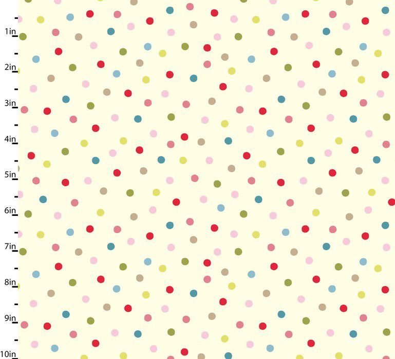 Garden Party Dots by Studio E Fabrics 100% Cotton 51 x 53 cm