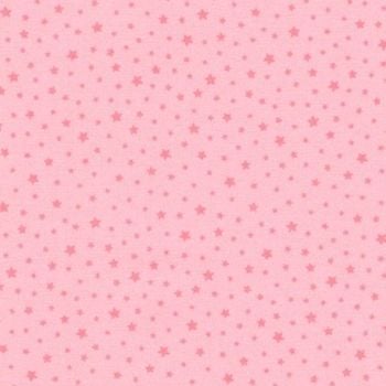 Chasing Rainbows Sweet Pink Stars by Robert Kaufman Fabrics 100% Cotton