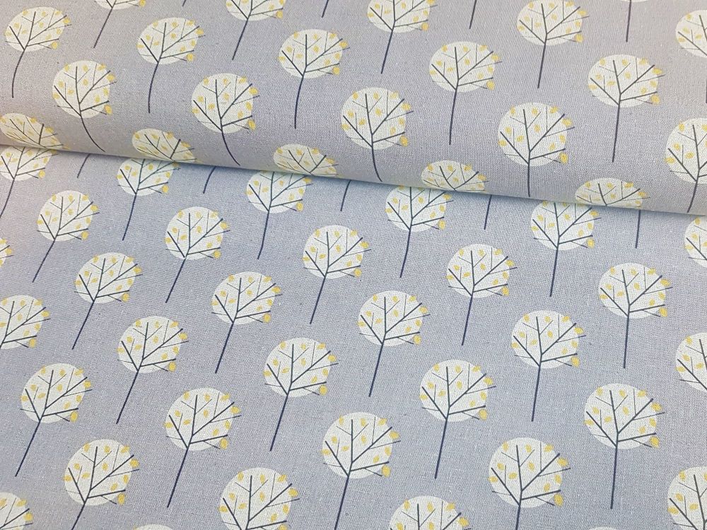 Chalk Hill Trees Extra Wide Linen Mix by Dashwood Studio