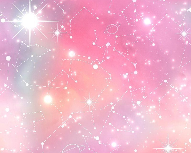 Pink Galaxy Star 100% Cotton Extra Wide Little Johnny Collection