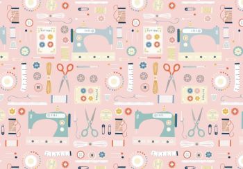 Hobbies Sewing by Dashwood Studio 100% Cotton