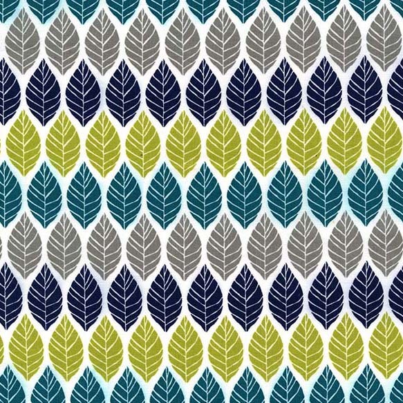 Rustique Leaf Press Teal by Michael Miller 100% Cotton