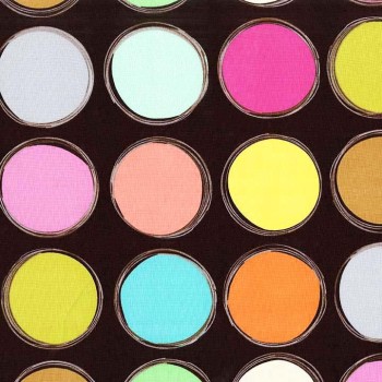 Paint Lids Chrome Collection by Michael Miller 100% Cotton