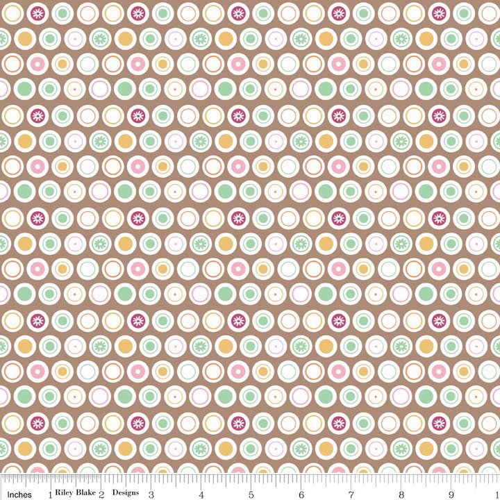Flower Patch Dots by Riley Blake 100% Cotton