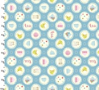 Garden Party Blue by Studio E Fabrics 100% Cotton