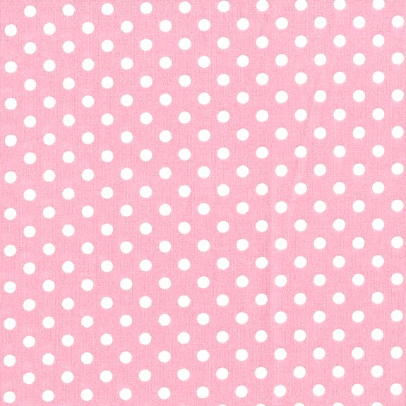 3mm Tiny Dots Pink by Rose & Hubble 100% Cotton